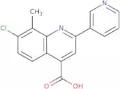 7-Chloro-8-methyl-2-pyridin-3-ylquinoline-4-carboxylic acid