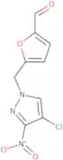 5-[(4-Chloro-3-nitro-1H-pyrazol-1-yl)methyl]-2-furaldehyde