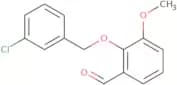2-[(3-Chlorobenzyl)oxy]-3-methoxybenzaldehyde