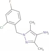 1-(2-Chloro-4-fluorobenzyl)-3,5-dimethyl-1H-pyrazol-4-amine
