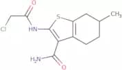 2-[(Chloroacetyl)amino]-6-methyl-4,5,6,7-tetrahydro-1-benzothiophene-3-carboxamide
