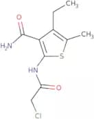 2-[(Chloroacetyl)amino]-4-ethyl-5-methylthiophene-3-carboxamide