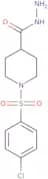 1-[(4-Chlorophenyl)sulfonyl]piperidine-4-carbohydrazide