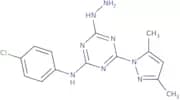 N-(4-Chlorophenyl)-4-(3,5-dimethyl-1H-pyrazol-1-yl)-6-hydrazino-1,3,5-triazin-2-amine