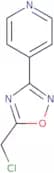 4-[5-(Chloromethyl)-1,2,4-oxadiazol-3-yl]pyridine