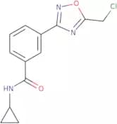 3-[5-(Chloromethyl)-1,2,4-oxadiazol-3-yl]-N-cyclopropylbenzamide
