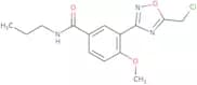 3-[5-(Chloromethyl)-1,2,4-oxadiazol-3-yl]-4-methoxy-N-propylbenzamide