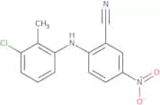 2-[(3-Chloro-2-methylphenyl)amino]-5-nitrobenzonitrile