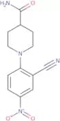 1-(2-Cyano-4-nitrophenyl)piperidine-4-carboxamide