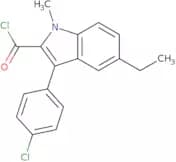 3-(4-Chlorophenyl)-5-ethyl-1-methyl-1H-indole-2-carbonyl chloride