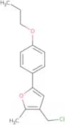 3-(Chloromethyl)-2-methyl-5-(4-propoxyphenyl)furan