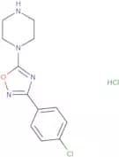 1-[3-(4-Chlorophenyl)-1,2,4-oxadiazol-5-yl]piperazine hydrochloride
