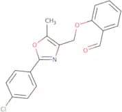 2-{[2-(4-Chlorophenyl)-5-methyl-1,3-oxazol-4-yl]methoxy}benzaldehyde