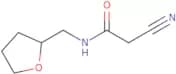 2-Cyano-N-(tetrahydrofuran-2-ylmethyl)acetamide