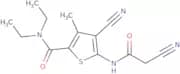4-Cyano-5-[(cyanoacetyl)amino]-N,N-diethyl-3-methylthiophene-2-carboxamide