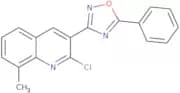 2-Chloro-8-methyl-3-(5-phenyl-1,2,4-oxadiazol-3-yl)quinoline