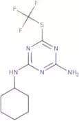 N-Cyclohexyl-6-[(trifluoromethyl)thio]-1,3,5-triazine-2,4-diamine