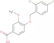 4-[(2-Chloro-4-fluorobenzyl)oxy]-3-methoxybenzoic acid