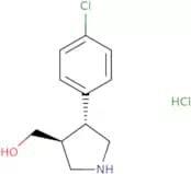 [(3S,4R)-4-(4-Chlorophenyl)pyrrolidin-3-yl]methanol hydrochloride