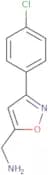{[3-(4-Chlorophenyl)isoxazol-5-yl]methyl}amine