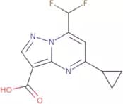 5-Cyclopropyl-7-(difluoromethyl)pyrazolo[1,5-a]pyrimidine-3-carboxylic acid