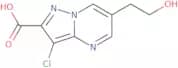 3-Chloro-6-(2-hydroxyethyl)pyrazolo[1,5-a]pyrimidine-2-carboxylic acid