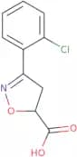 3-(2-Chlorophenyl)-4,5-dihydroisoxazole-5-carboxylic acid