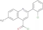 2-(2-Chlorophenyl)-6-methylquinoline-4-carbonyl chloride