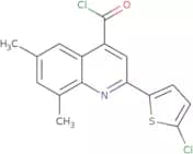 2-(5-Chloro-2-thienyl)-6,8-dimethylquinoline-4-carbonyl chloride