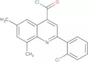2-(2-Chlorophenyl)-6,8-dimethylquinoline-4-carbonyl chloride
