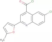 6-Chloro-2-(5-methyl-2-furyl)quinoline-4-carbonyl chloride