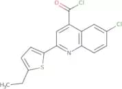6-Chloro-2-(5-ethyl-2-thienyl)quinoline-4-carbonyl chloride