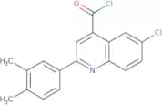 6-Chloro-2-(3,4-dimethylphenyl)quinoline-4-carbonyl chloride