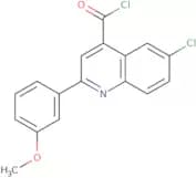 6-Chloro-2-(3-methoxyphenyl)quinoline-4-carbonyl chloride