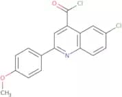 6-Chloro-2-(4-methoxyphenyl)quinoline-4-carbonyl chloride