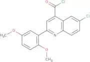 6-Chloro-2-(2,5-dimethoxyphenyl)quinoline-4-carbonyl chloride