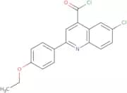6-Chloro-2-(4-ethoxyphenyl)quinoline-4-carbonyl chloride