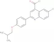6-Chloro-2-(4-isobutoxyphenyl)quinoline-4-carbonyl chloride