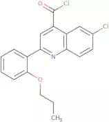 6-Chloro-2-(2-propoxyphenyl)quinoline-4-carbonyl chloride