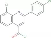 8-Chloro-2-(4-chlorophenyl)quinoline-4-carbonyl chloride