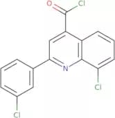8-Chloro-2-(3-chlorophenyl)quinoline-4-carbonyl chloride