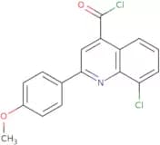 8-Chloro-2-(4-methoxyphenyl)quinoline-4-carbonyl chloride