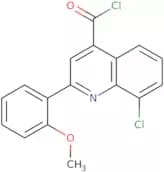 8-Chloro-2-(2-methoxyphenyl)quinoline-4-carbonyl chloride
