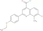 7-Chloro-2-(4-ethoxyphenyl)-8-methylquinoline-4-carbonyl chloride
