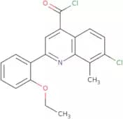 7-Chloro-2-(2-ethoxyphenyl)-8-methylquinoline-4-carbonyl chloride