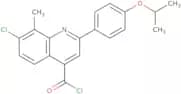 7-Chloro-2-(4-isopropoxyphenyl)-8-methylquinoline-4-carbonyl chloride