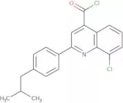 8-Chloro-2-(4-isobutylphenyl)quinoline-4-carbonyl chloride