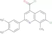 7-Chloro-2-(3,4-dimethylphenyl)-8-methylquinoline-4-carbonyl chloride