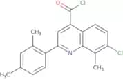 7-Chloro-2-(2,4-dimethylphenyl)-8-methylquinoline-4-carbonyl chloride