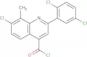 7-Chloro-2-(2,5-dichlorophenyl)-8-methylquinoline-4-carbonyl chloride